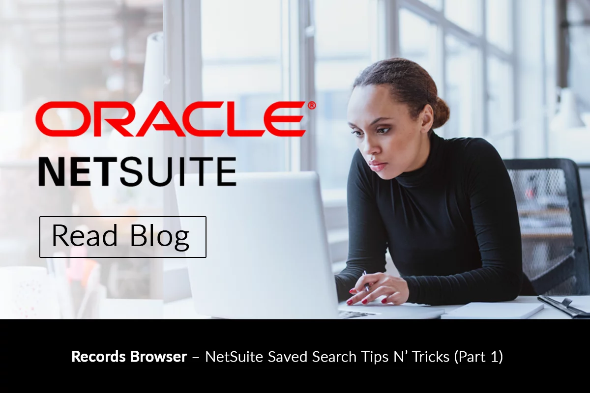 Infographics show the netsuite record browser
