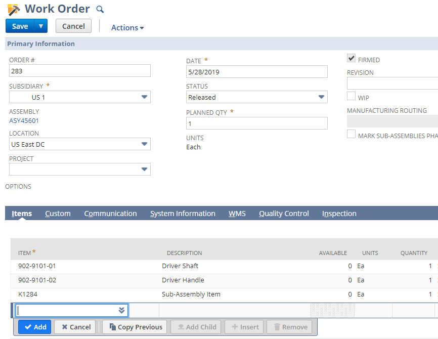 Infographics show the work order search