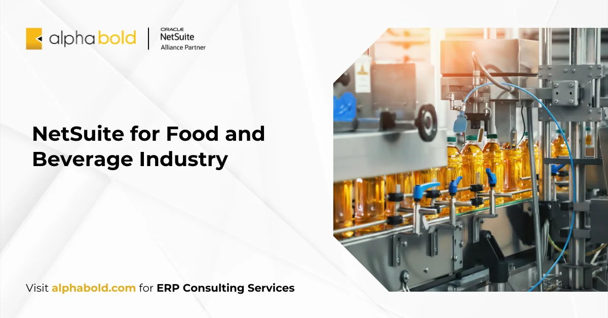 NetSuite for Food and Beverage Industry
