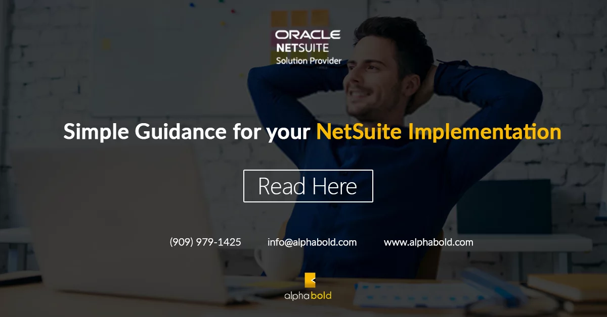 Infographics show the netsuite implementation guide