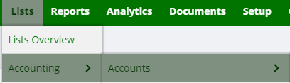 Infographics show the NetSuite Bank Feeds SuiteApp - Accounts list