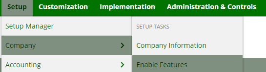 Infographics show the NetSuite Bank Feeds SuiteApp - Enable Features