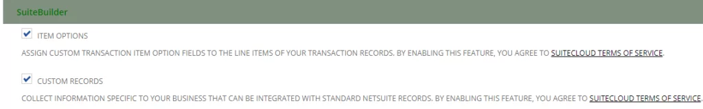 Infographics show the NetSuite Bank Feeds SuiteApp - SuiteBuilder custom records