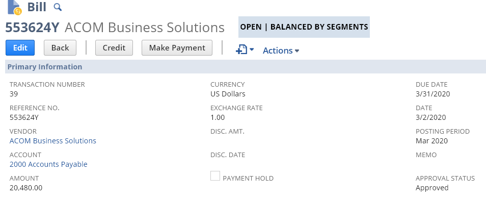 Infographics show the Balanced by Segments