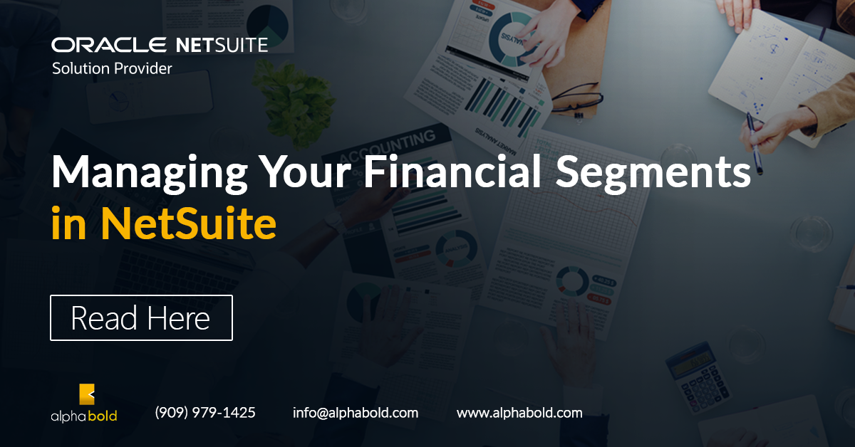 Managing Your Financial Segments in NetSuite