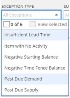 Infographics show the actions or supply types in NetSuite MRP