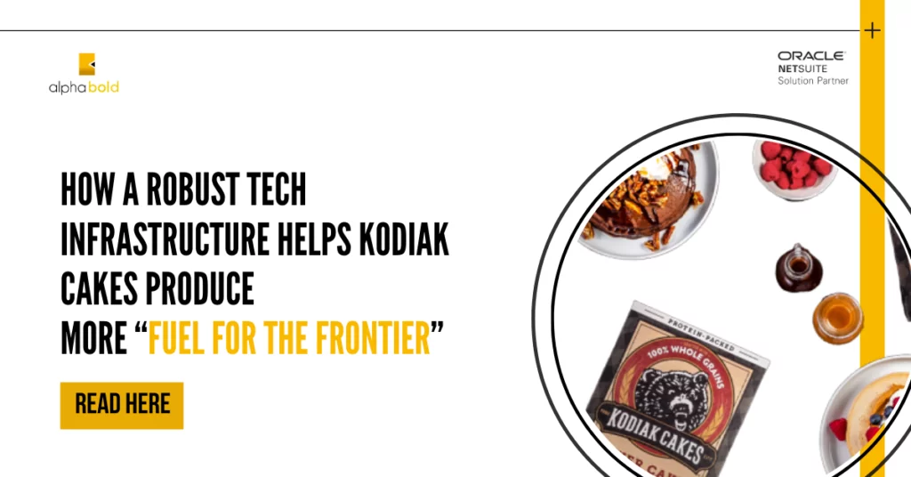 Infographics show how a Robust Tech Infrastructure Helps Kodiak Cakes Produce More Fuel for the Frontier
