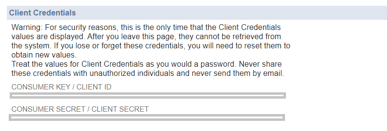 Client Credentials