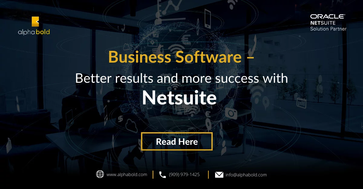 BUSINESS SOFTWARE – BETTER RESULTS AND MORE SUCCESS WITH NETSUITE