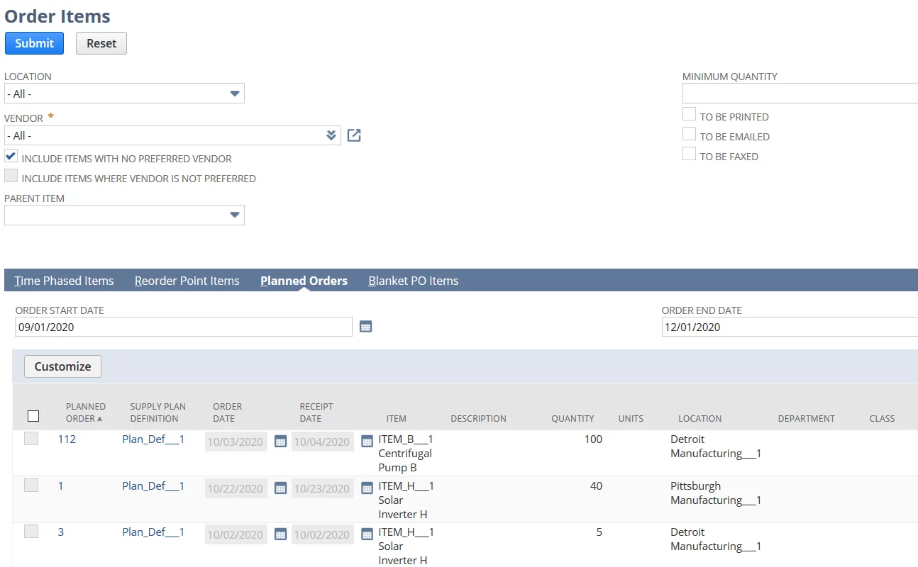 Material Requirements Planning (MRP) and Supply Chain