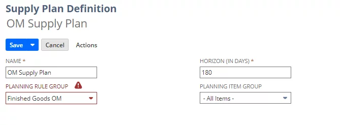 Infographics show the Lifesciences Industry: Supply Plan Definition