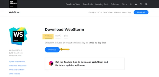 Infographics show the download WebStorm - WebStorm Customization