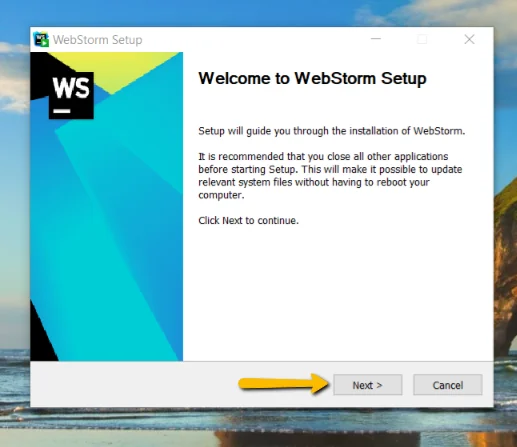 Infographics show the WebStorm Customization Setup