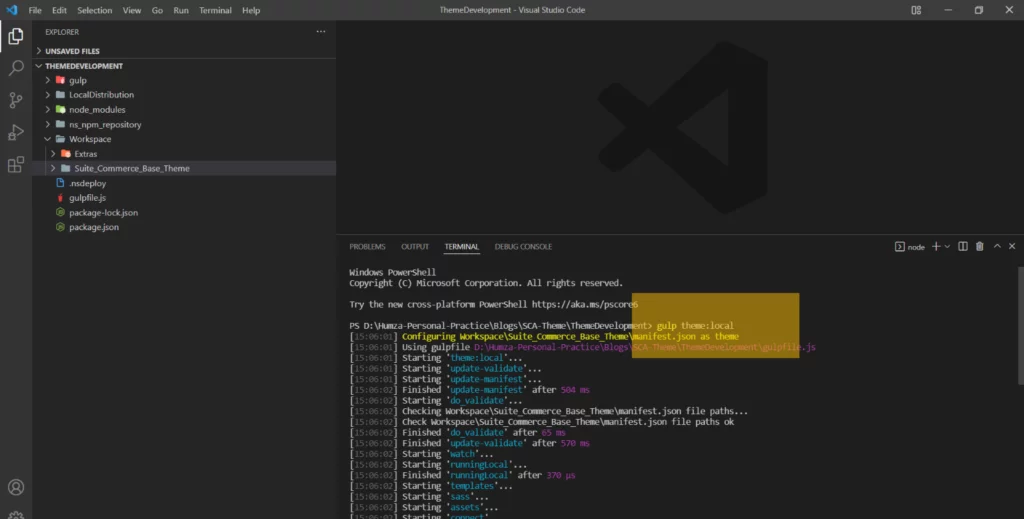 Infographics show the Local Setup for NetSuite developer/ NetSuite consultants