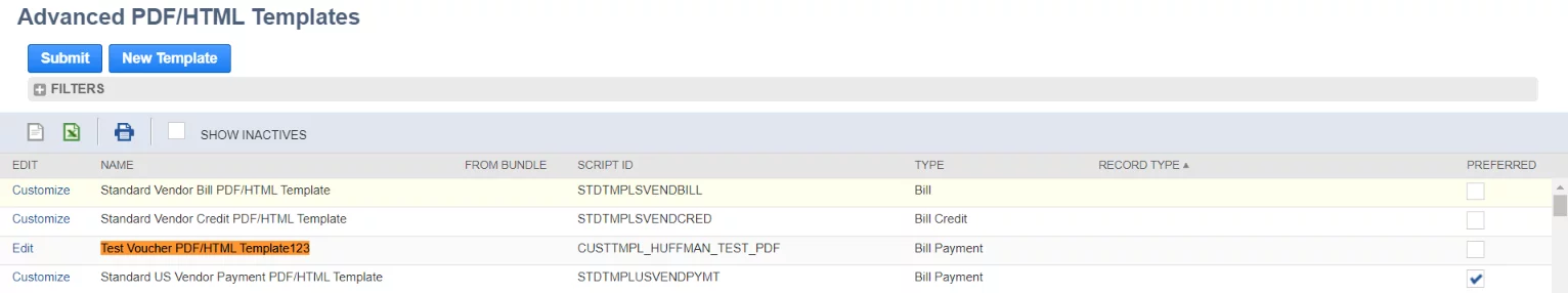 This image shows the Go to NetSuite and double-check whether this PDF is there or not. SDF building