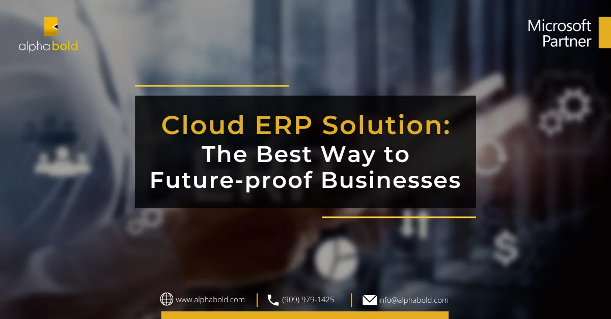 Cloud ERP Solution