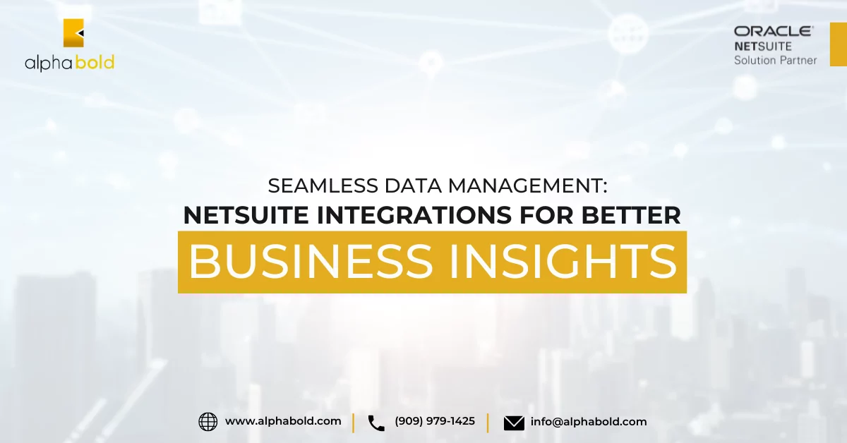 NetSuite Integrations for Better Business Insights