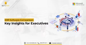 the image shows the ERP Software Comparison: Key Insights for Executives