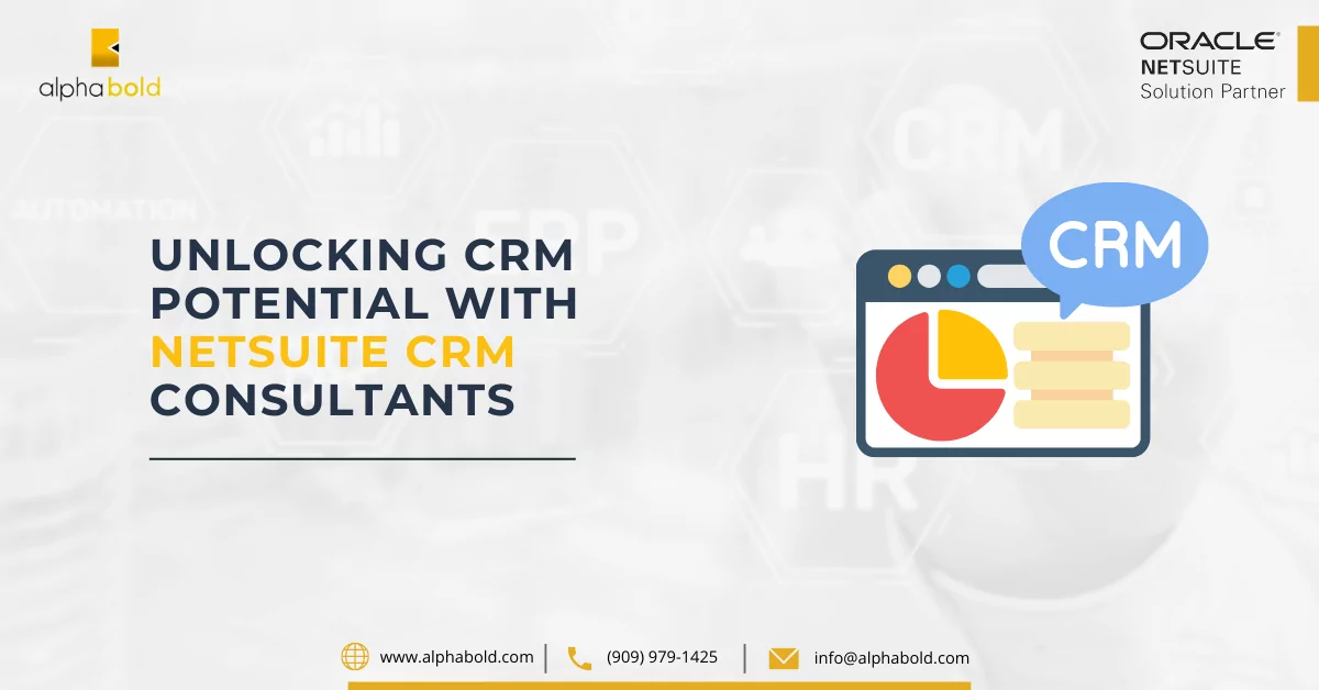 Infographic that show how to discover NetSuite CRM Consultants